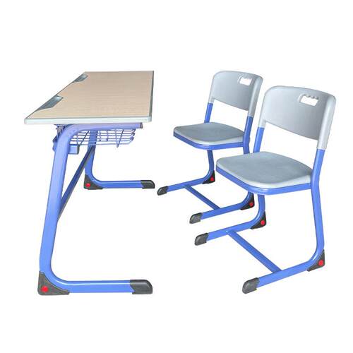 中学生学校课桌椅C型小定抽芯弯双C型固定人课桌固椅培训班辅导书