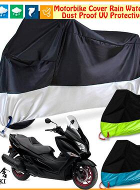 适用SUZUKI AN400牛津布摩托车衣防雨篷加大防晒防风防尘布耐磨