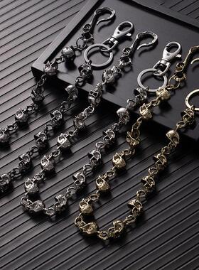 Metal skull jeans chain hip-hop 金属骷髅头牛仔裤链嘻哈