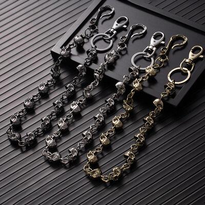 Metal skull jeans chain hip-hop 金属骷髅头牛仔裤链嘻哈