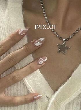 Titanium Steel Star Pendant Necklace for Men WomenHip Hop Co