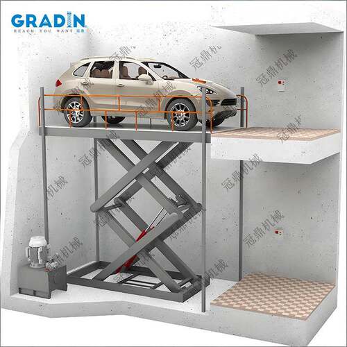 家用立体车库升降台汽车4s店停车位举升机双层地藏车库剪叉升降台