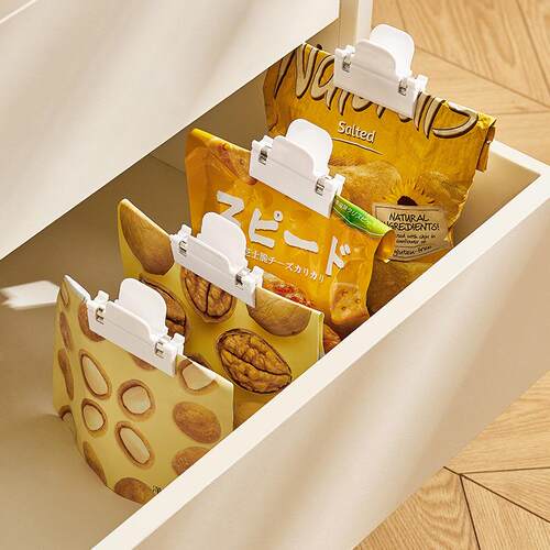 Food Sealing Clips, Strong Bag Seals, Freshness Clips, Snack