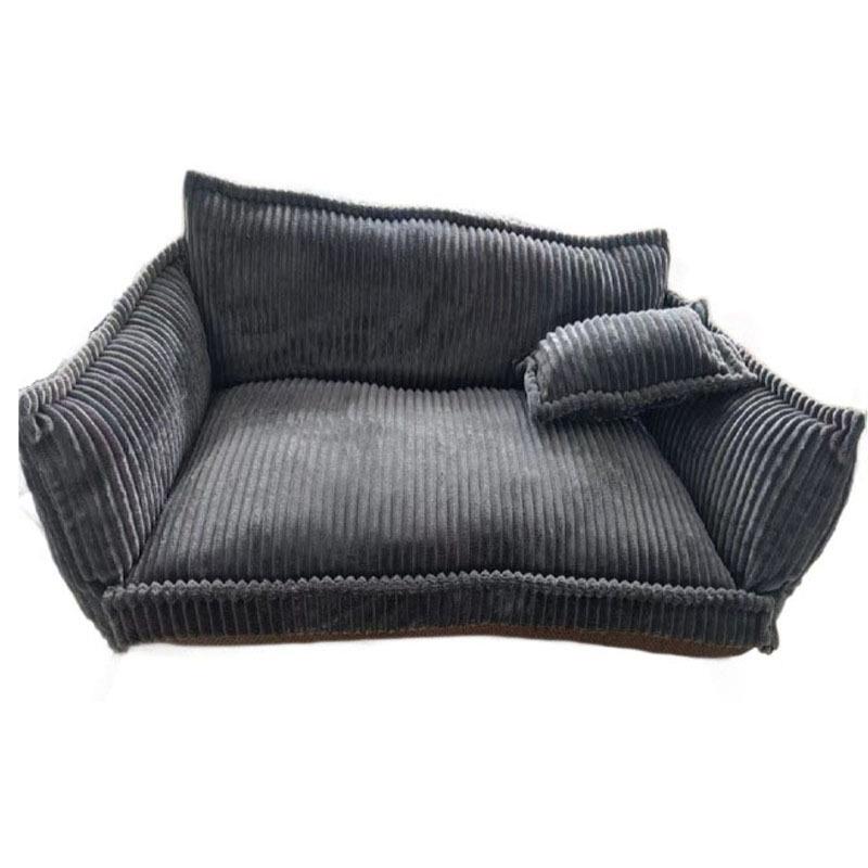 2025新款宠物沙发宠物狗窝猫窝四季保暖毛绒窝款可拆洗格条宠物窝