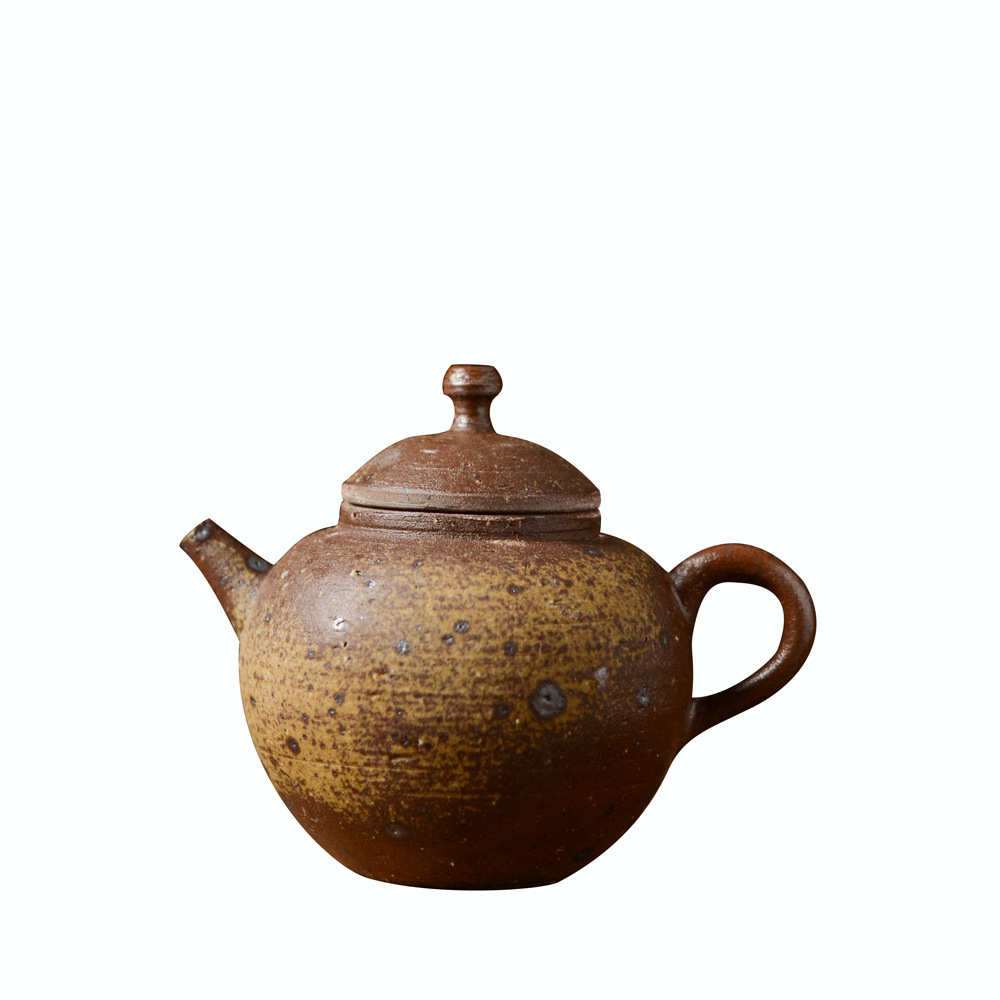 景德镇纯手工粗陶壶天然老岩泥柴烧台湾正把茶壶陶瓷泡茶壶古陶壶