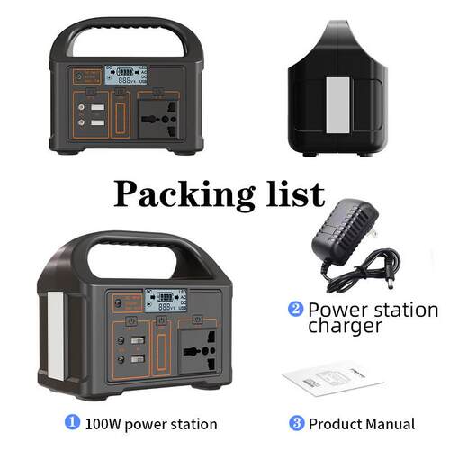 محطة طاقة شمسية ليثيوم 100 واط