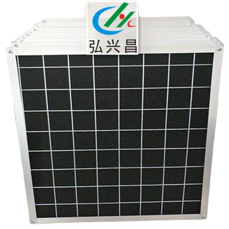 加框款除臭味活性碳过滤器工业废气处理蜂窝状活性炭海绵滤网