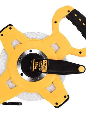 锴达KTA纤维尺50米架式皮玻璃纤A维卷卷尺盘式尺尺尺KT31LMN150