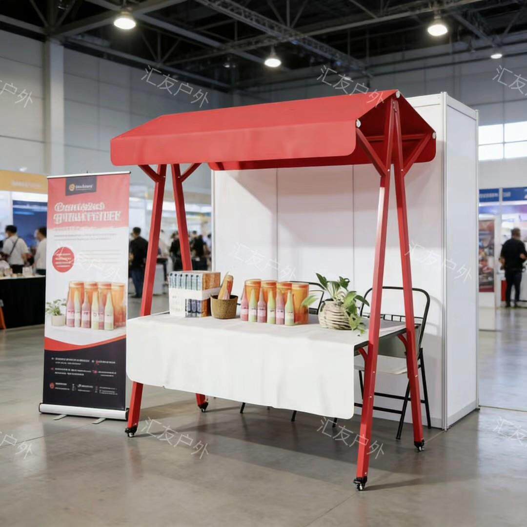 集市摊位展示架市集夜市摆摊架子花车促销展示台地摊车移动可折叠