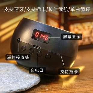 古典迷你小型可插卡音响机蓝牙播放唱歌家用插电24小时循环播放器