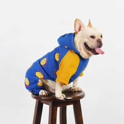 2023冬季新款狗狗衣服加绒加厚保暖宠物小型犬法斗巴哥冬装四脚衣