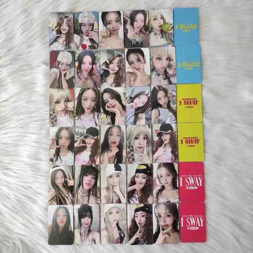 gidle小卡mini7专卡i sway黄蓝粉宋雨琦叶舒华田小娟金米妮赵美延