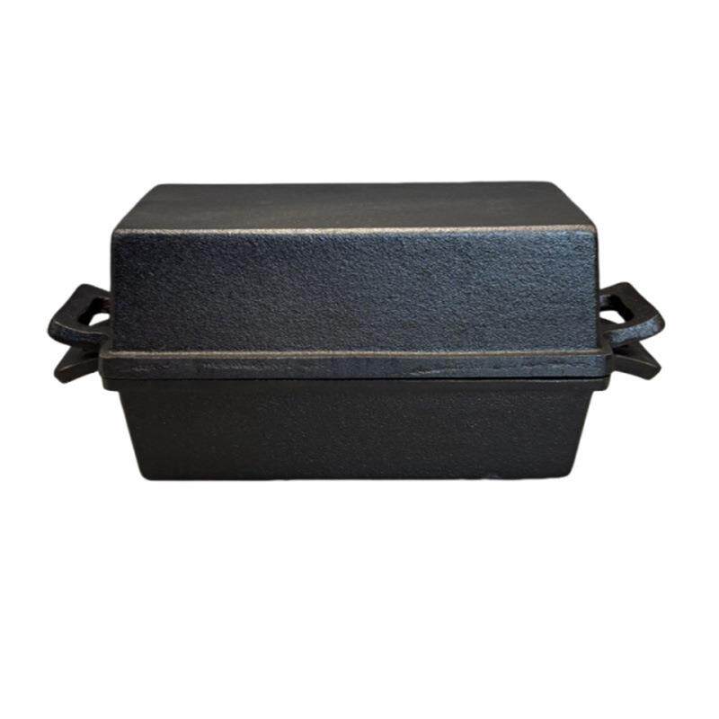 铸铁面包长方-形面锅包盒双耳欧式面包模具烤面工具烤箱烤包盘