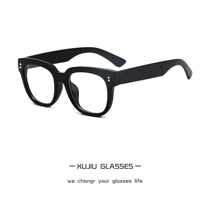 高档男gm框黑框平光镜费启鸣同款素颜神防器蓝光眼镜大框网红眼睛