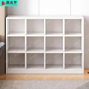 书柜储物柜自由组合格子柜落地多层书架家用客厅置物架小型收纳柜
