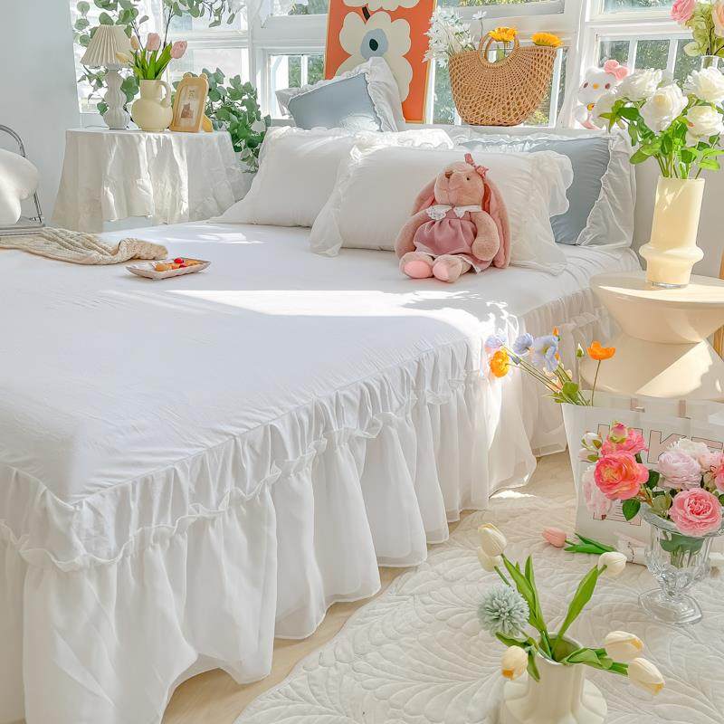 女护心仙滑女范床裙单件雪纺花边qccq001防尘罩席梦思防保套少纯,床上用品,床裙,淘宝优惠券,粉丝福利购,淘宝优惠卷