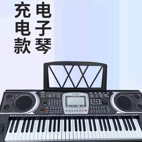 新韵电XINYUN成专985子琴人儿童初学通用关机记忆61键法国XINYUN9