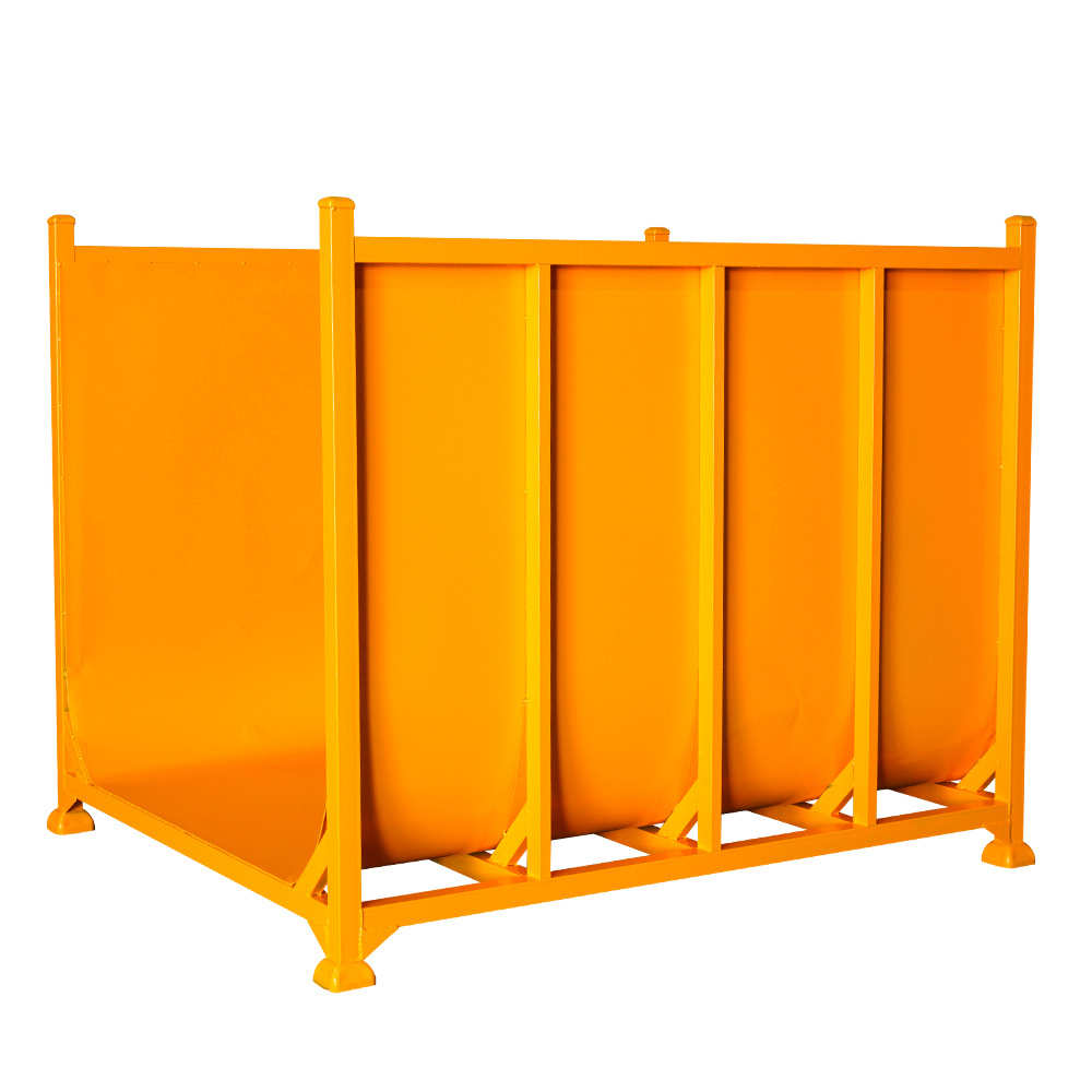 1.8*1.5*1.5米黄色固定布匹笼重型货架 加厚钢材叠加推放巧固架