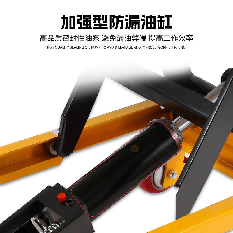 可移动剪式平台电动液压升降机手动液压平台车小型固定装卸升高车