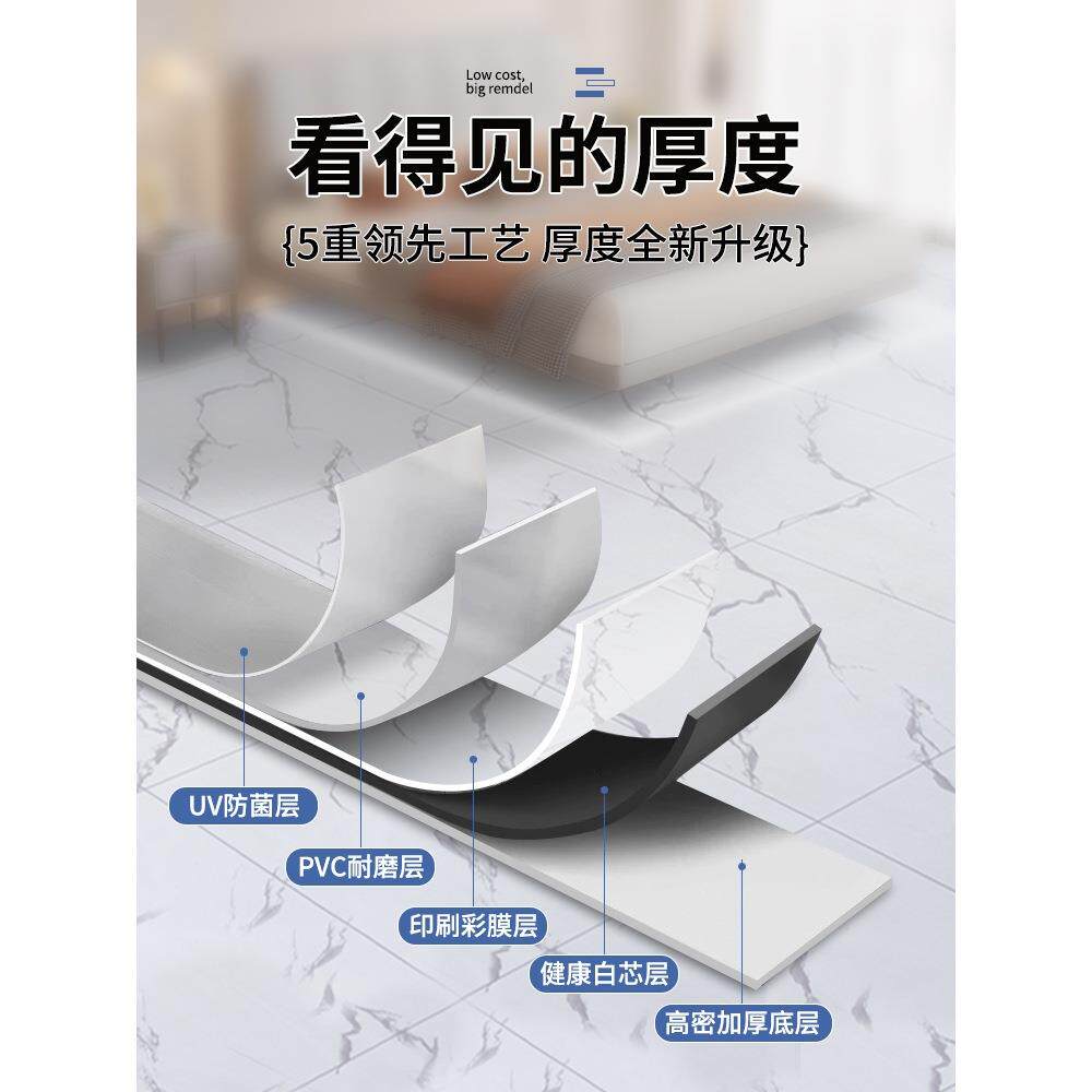 3米宽地板革毛坯房水泥地直接铺pvc整张塑胶地垫加厚耐磨防水防滑
