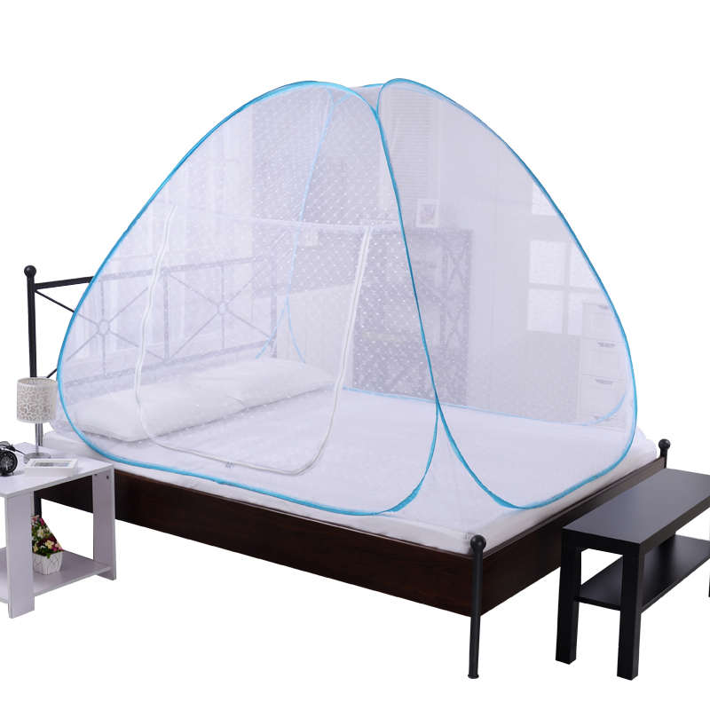 免安装蒙古包蚊帐野外1.8m床双人家用沙发户外简易帐篷便携折叠式