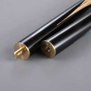 台球杆加长战神水标公杆黑八九球球厅通杆3/4双节水标九球公杆