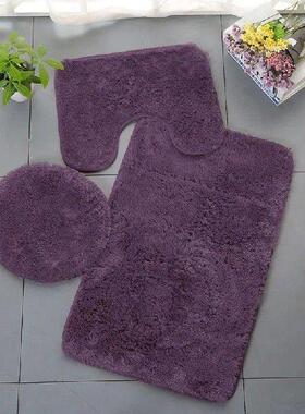 U-Shaped Toilet Mat Set Anti-Oil and Water Stains Floor Mat