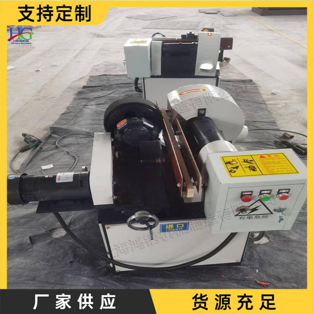 外圆钢管抛光机 管材棒材抛光除锈机 五金配件外表面打磨机