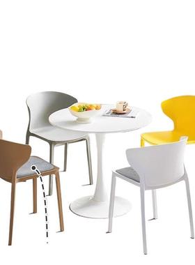 久坐舒OIS服家用餐桌椅桌学习电脑加大人体书工塑学靠宿舍料凳背