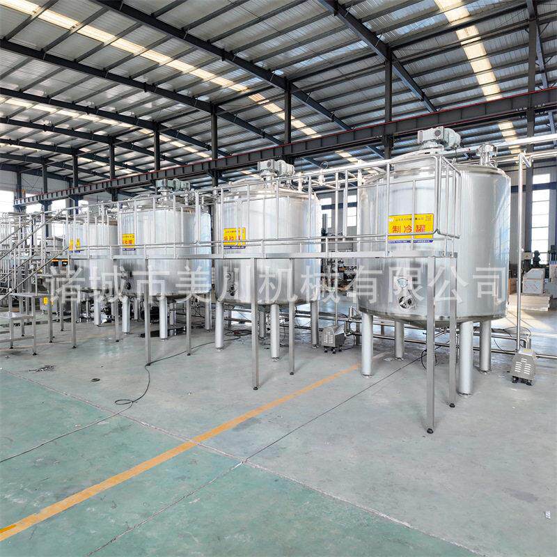 全套酸奶巴氏奶加工设备有机酸乳发酵生产线水蜜桃果汁加工设备