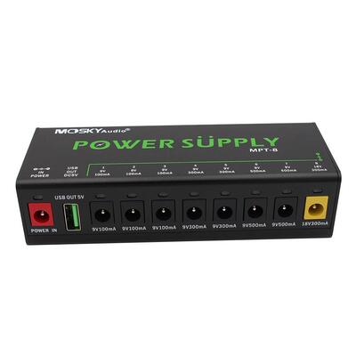 MOSKYAUDIO MPT-系列 POWER SUPPLY 6，8，10，12路输出 乐器电源