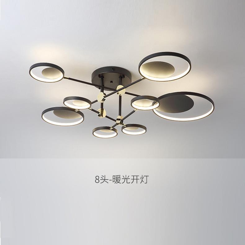 新款北欧灯具现代简约家用大气客厅led吸顶灯创意个性卧室书房灯