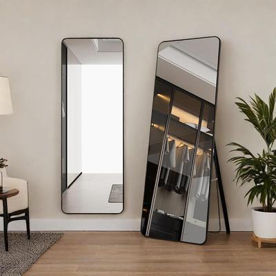 镜子全身镜不变形可移动壁挂式试衣镜全身式落地镜复古家用穿衣镜