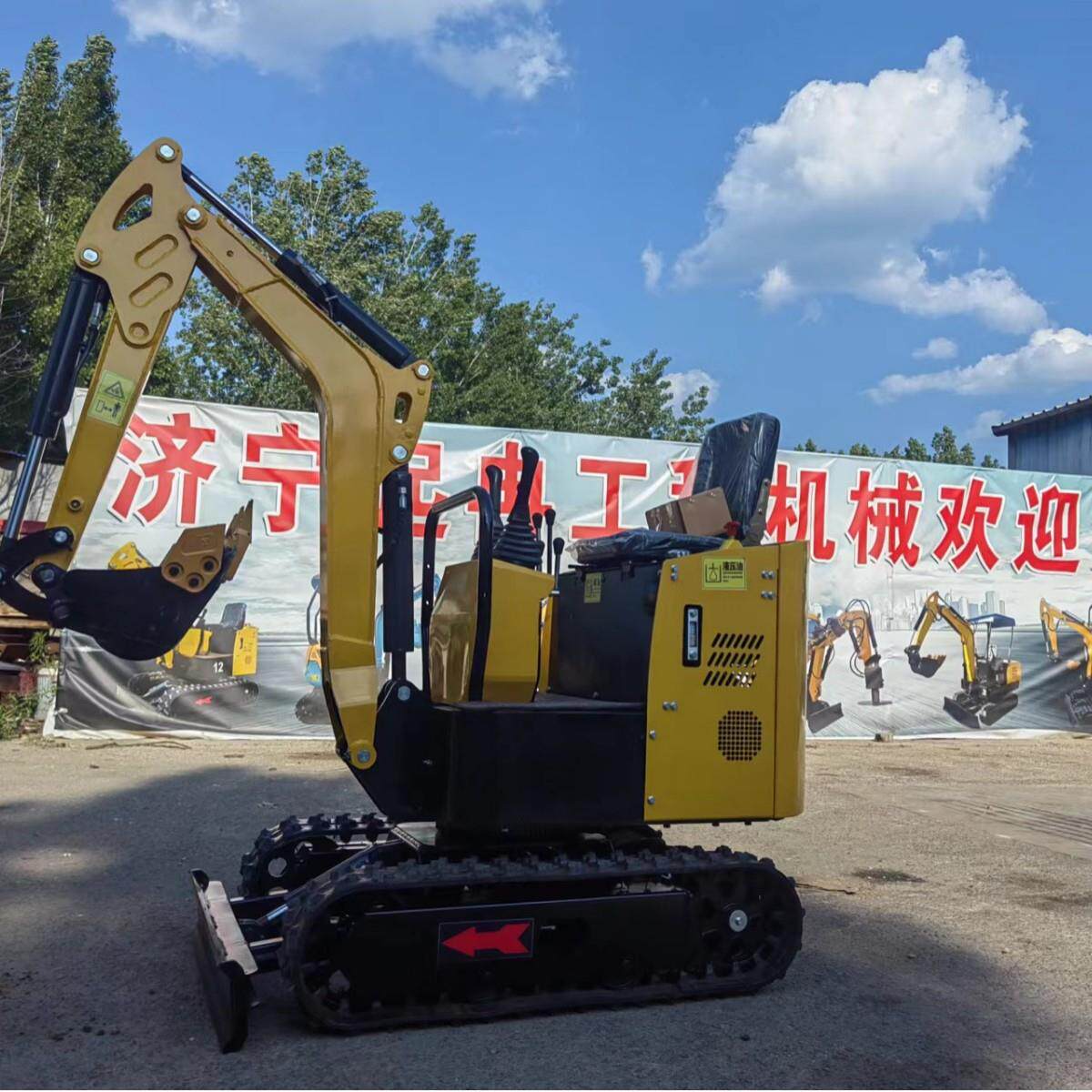 全地形果园农用工程小挖机柴油液压电动12小勾机智能遥控挖掘机