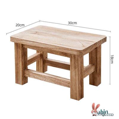 木橙子实木家用靠背背儿童椅子小板凳木凳幼儿园凳洗脚凳成人家