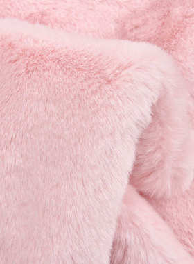 毛鞋20mm克毛绒大兔毛仿现货兔毛兔毛材面料仿兔毛201250獭服装