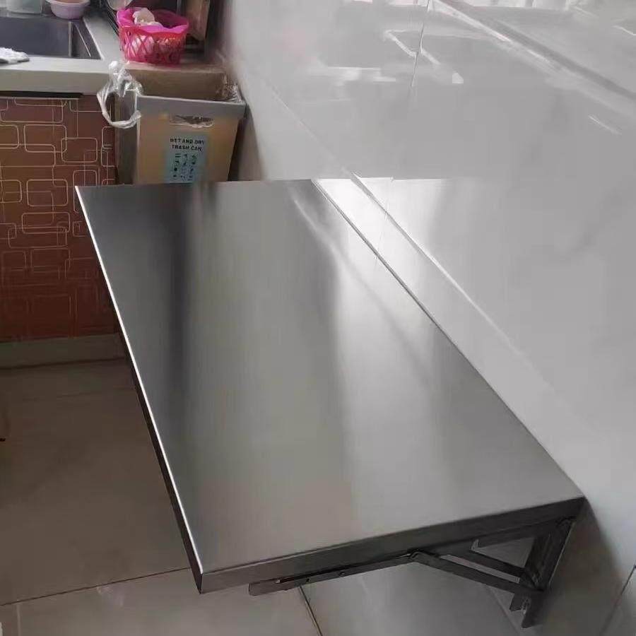 厨房一层不锈钢壁挂架调味罐架餐桌餐边桌微波炉挂墙架子打孔上墙
