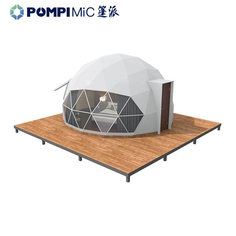 度假村豪华星空帐篷露营旅馆圆顶酒店帐篷房户外球形帐篷一室一厅