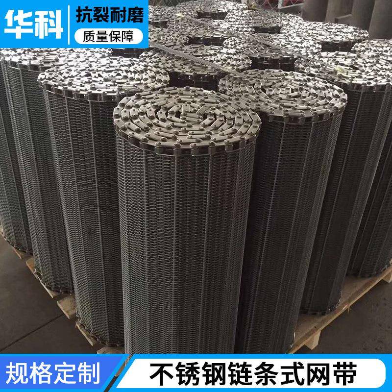 不钢网带工业输送带耐高烘干人字形链带条式网30链条式网4不温锈