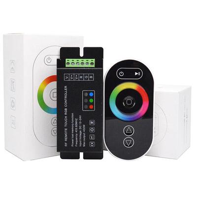 GT888rgb控制器触摸5键遥控器铁壳直流灯条灯箱开关器灯具RGB