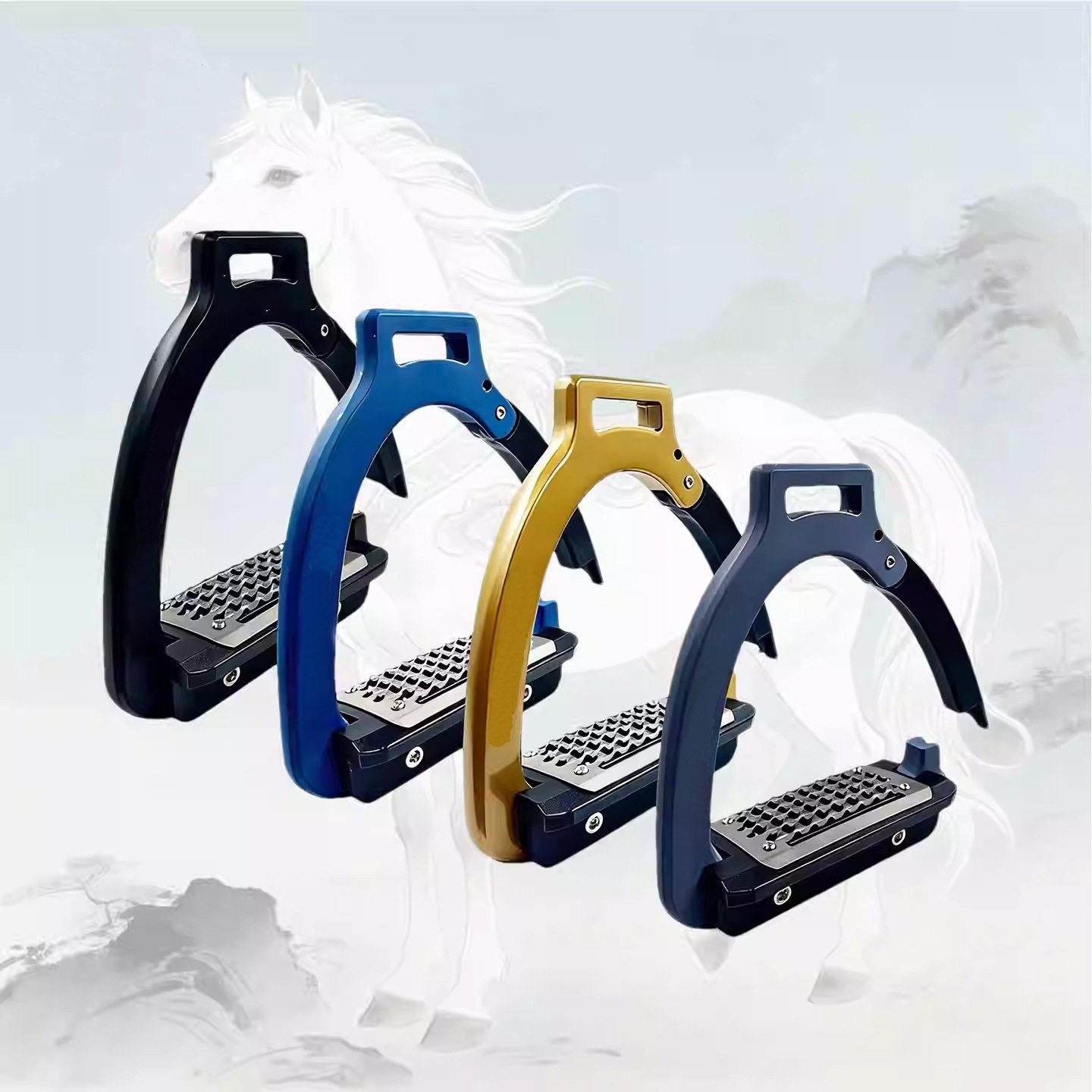 成人/儿童侧开口安全马镫马具工厂直发马镫马刺马具产品马具配件