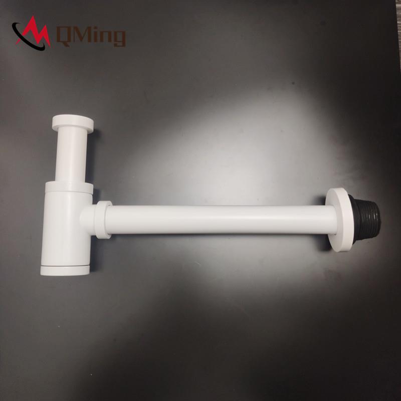 新款直销全铜白色入墙墙排排水管下水管 防臭防漏卫生间浴室面盆