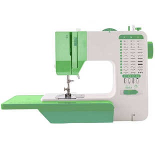 友立佳738热销家用缝纫机迷你便携式 锁边订扣眼吃厚家用缝纫