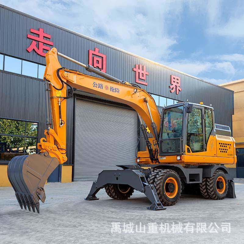 全液压轮式挖掘机价格中型挖掘机大容量铲斗挖掘机现货直供