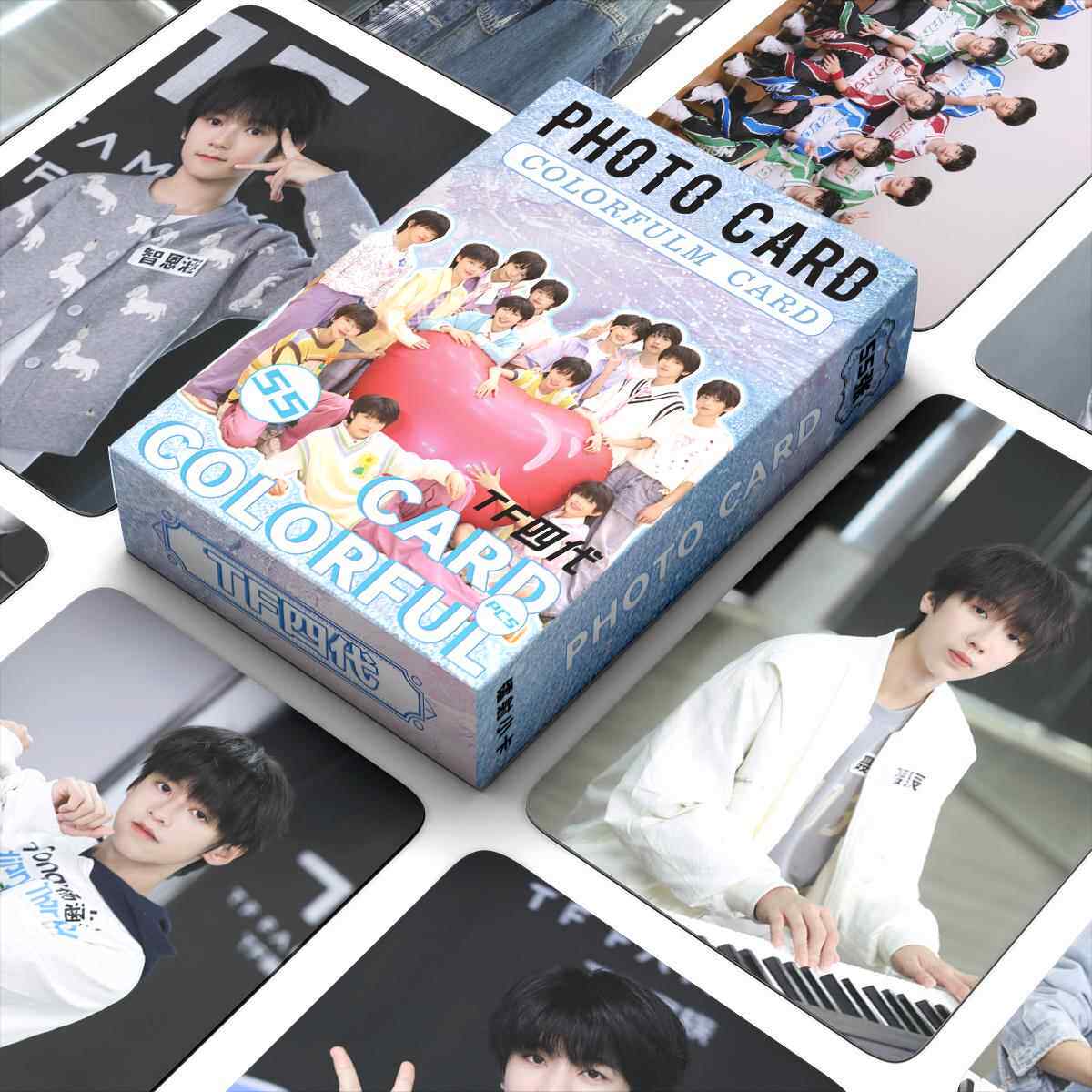 TF四代时代少年团登录少年周边个人小卡镭射卡自印礼物insLOMO卡