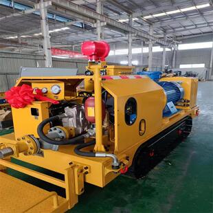 煤矿井下定向钻机定向钻进施工配套用400500流量履带泥浆泵车泵站