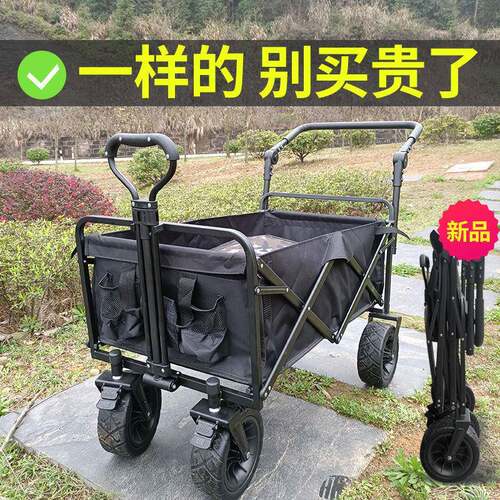 春游的04WR6R0m推童车户外折叠折叠购物儿摆宝宝双胞胎小拉车拉货