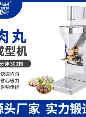 伟基业肉丸成型机商用不锈钢全自动丸子机鱼丸潮汕牛肉丸猪肉丸机
