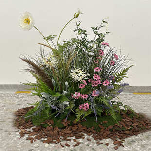 仿真花植物软装造景大型绿植假花户外园景观高级装饰摆设花艺摆件