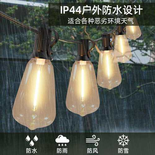 新款 ST8太阳能LED灯串 USB充电板户庭装饰露院营氛围外3JHA灯串